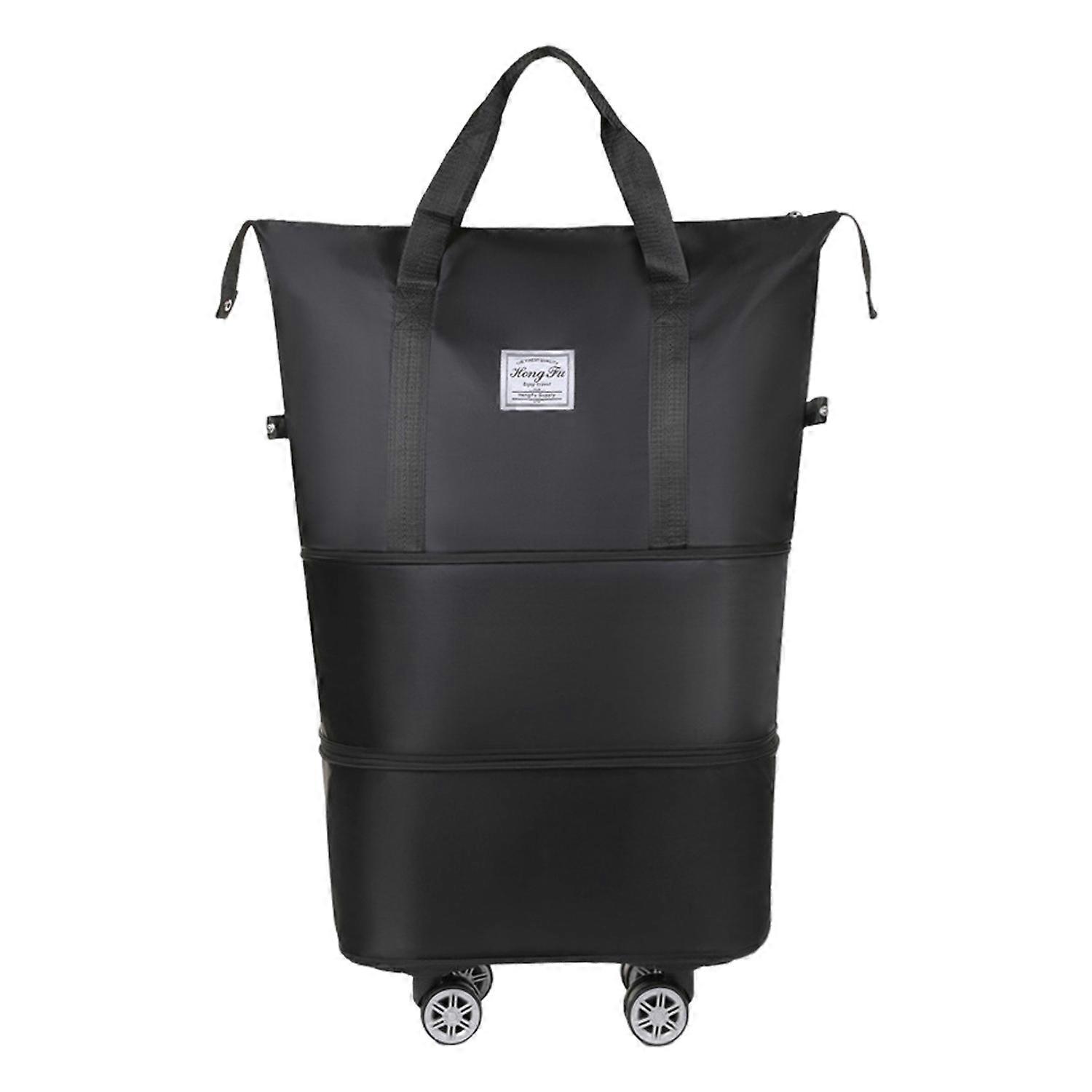 Duffel Bag Suitcase Expandable Design Waterproof Tear-Resistant Multiple Compartments Large Capacity