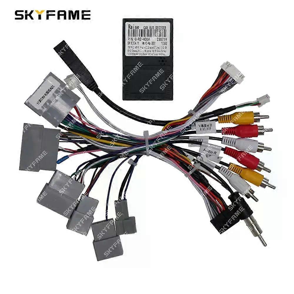Applies to Car Frame Fascia Adapter Canbus Box Decoder Android Radio Dash Fitting Panel Kit For Honda Pilot