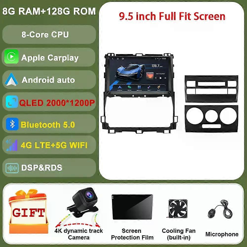 For Toyota Land Cruiser Prado 120 3 Iii For Lexus Gx470 Gx 470 J120 2002 - 2009 Android Car Multimedia Player Navigation Gps Bt