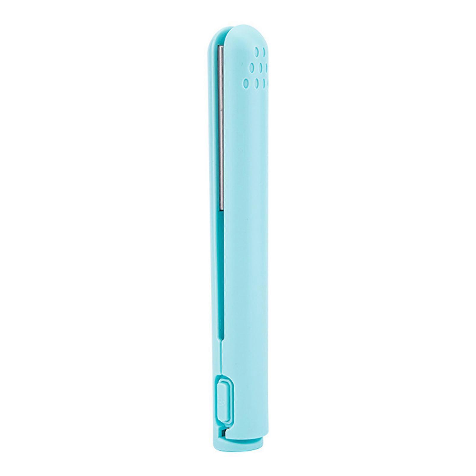 2 In 1 Mini Hair Straightener Curler Travel Flat Iron Crimper Portable Hair Styling Tool for Women
