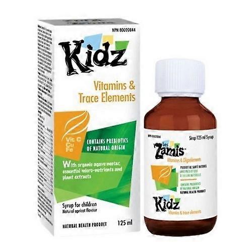 Kidz Kidz Vitamins & Trace Elements Liquid, 125 Ml
