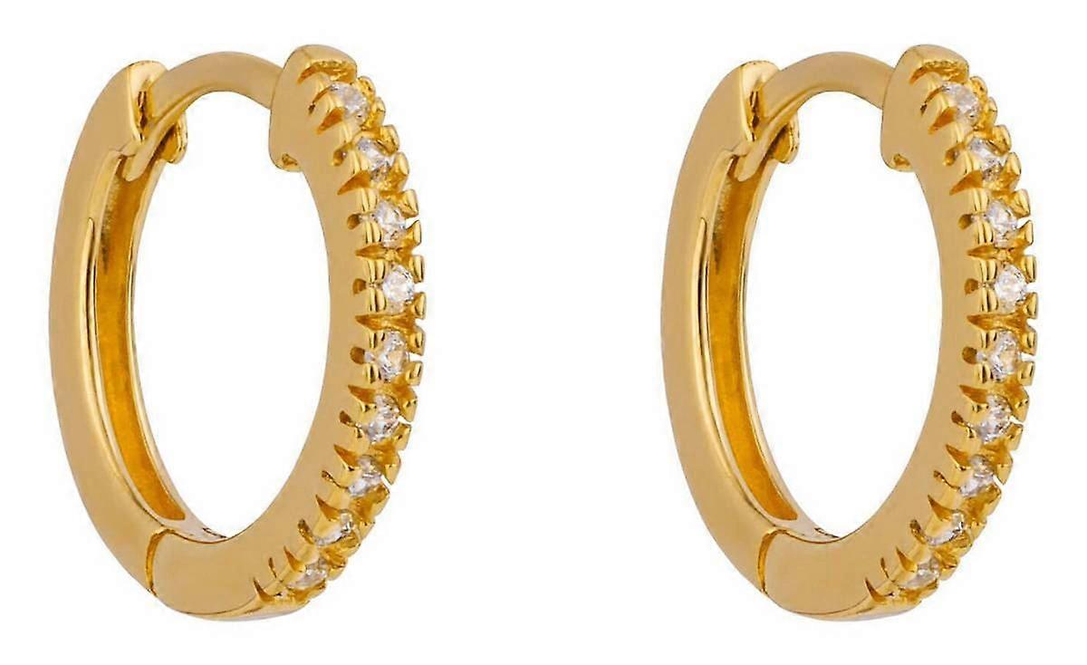 Beginnings Thin Hoop Earrings - Gold
