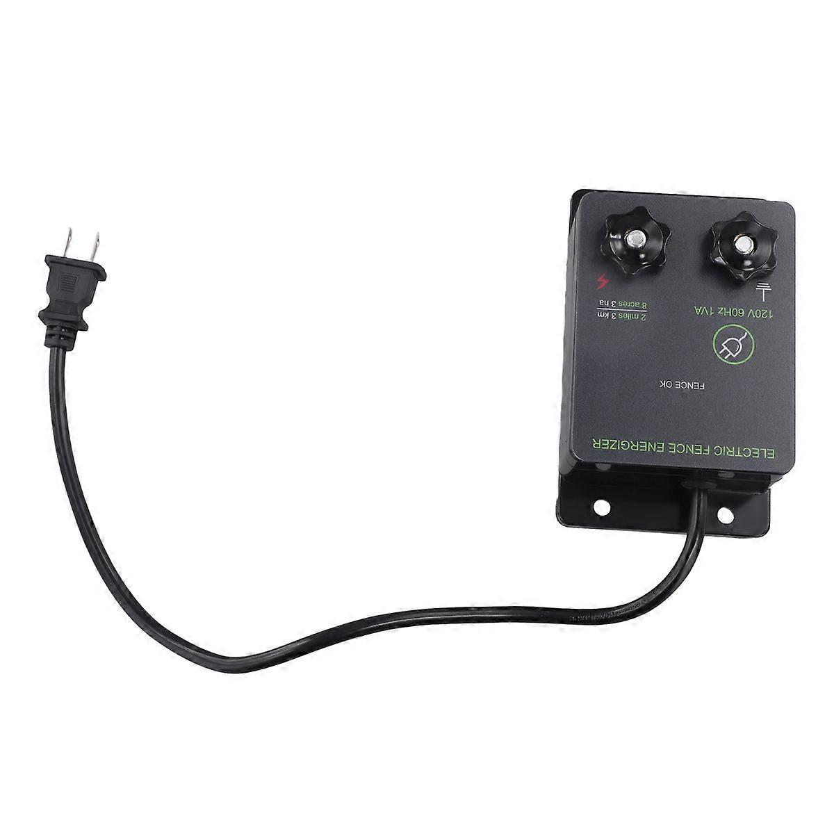 2-Mile Electric Fence Energizers for Preventing Wild Animals Intruding Output Voltage 5000 V 0.1Jou