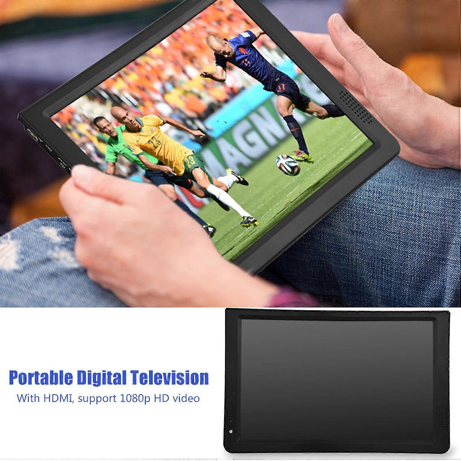 LEADSTAR ISDB‑T USB Portable Digital TV Television HD Video Player EU (12in)