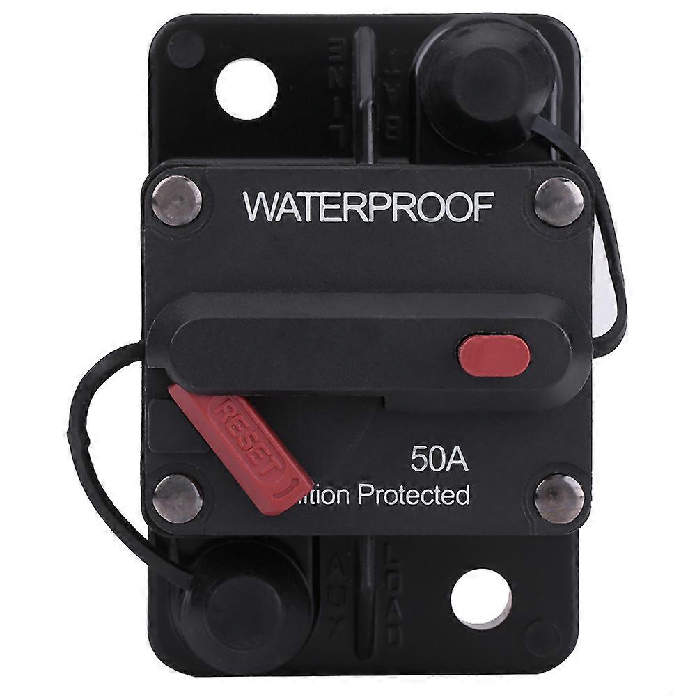 Întrerupător de circuit rezistent la apă cu buton de resetare manuală Invertor de siguranță pentru mașină RV Marine Boat 50A