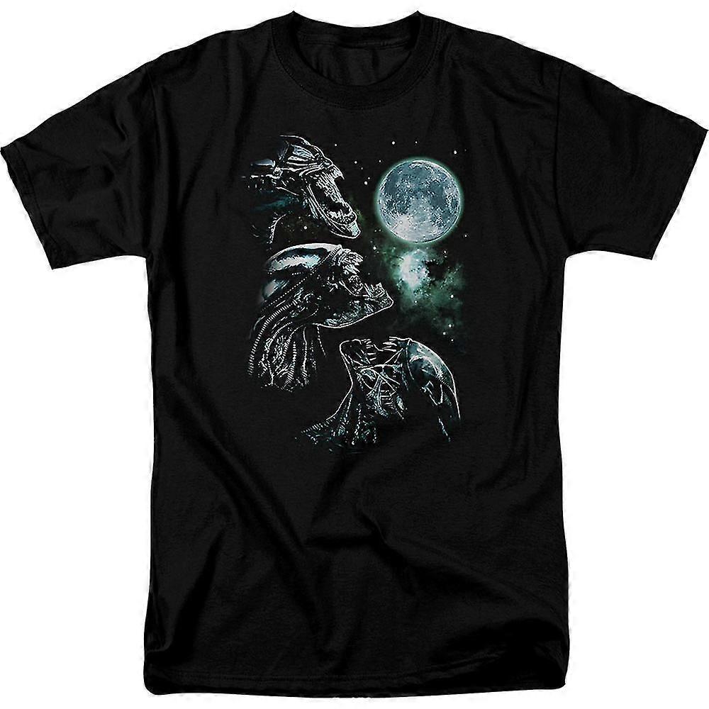 Tři Xenomorph Měsíc Alien Tričko