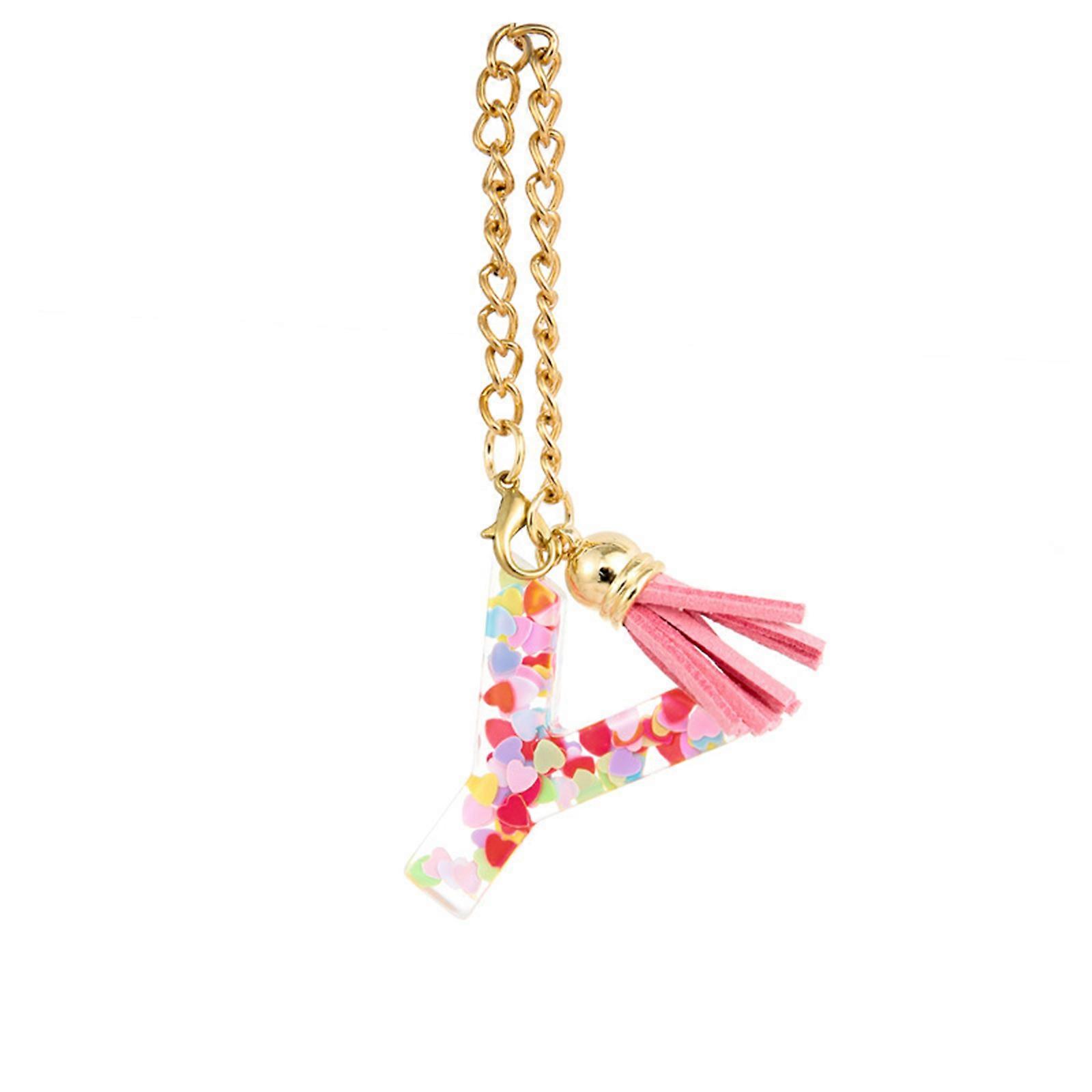 Colorful Letter Shaped Chain for Water Cup Stylish Initials Chain Water Bottle Handle Charm Practical Cups Accessories