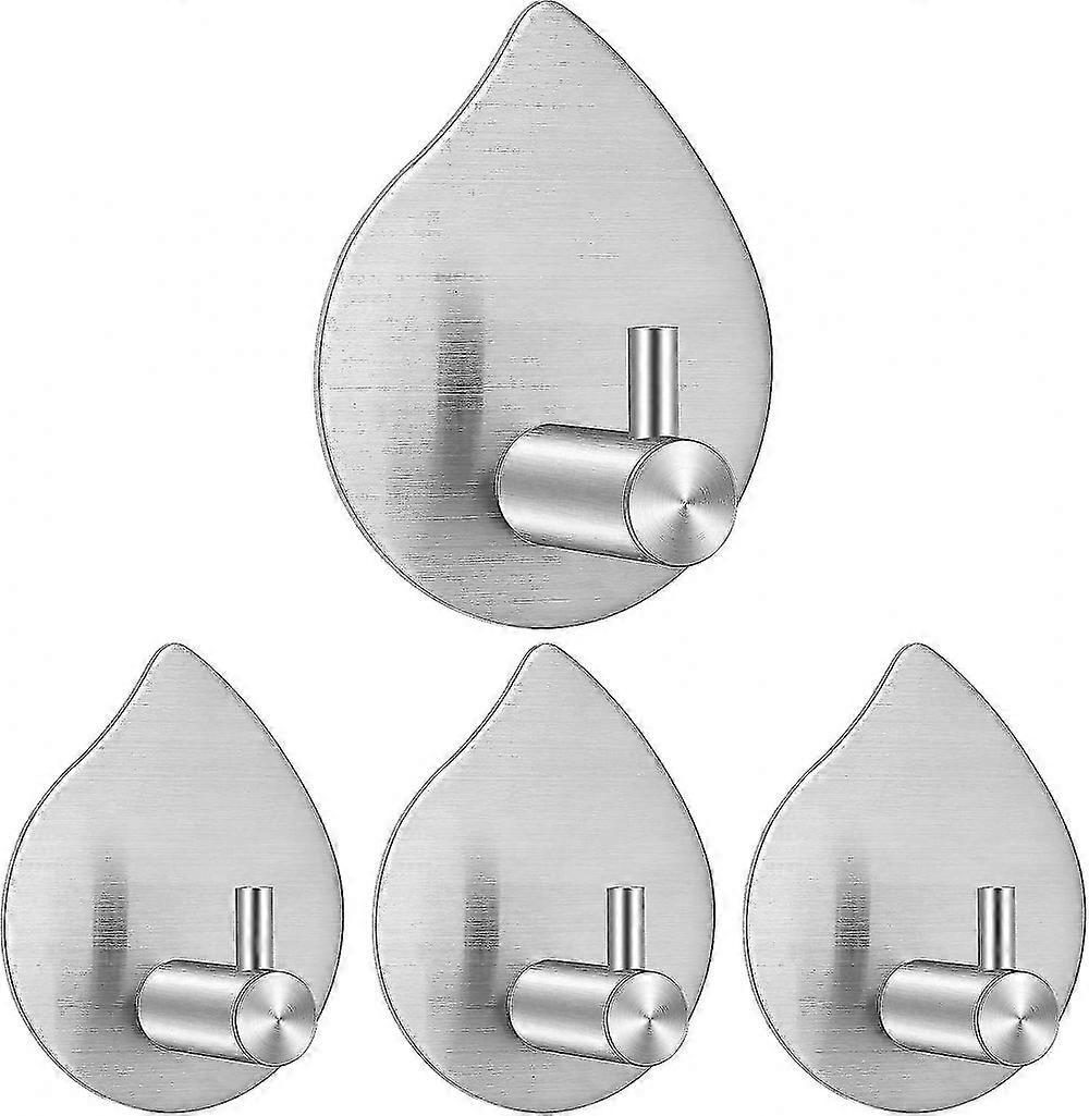 Towel Hook 4-piece set Self-adhesive rack