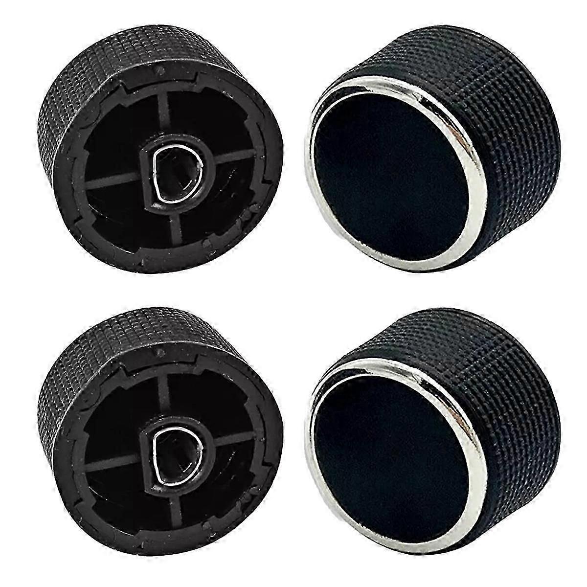4 Pcs Rear Radio Audio Volume Control Knob Dial Tuner compatible with 07-13 22912547 Radio Repair Kit