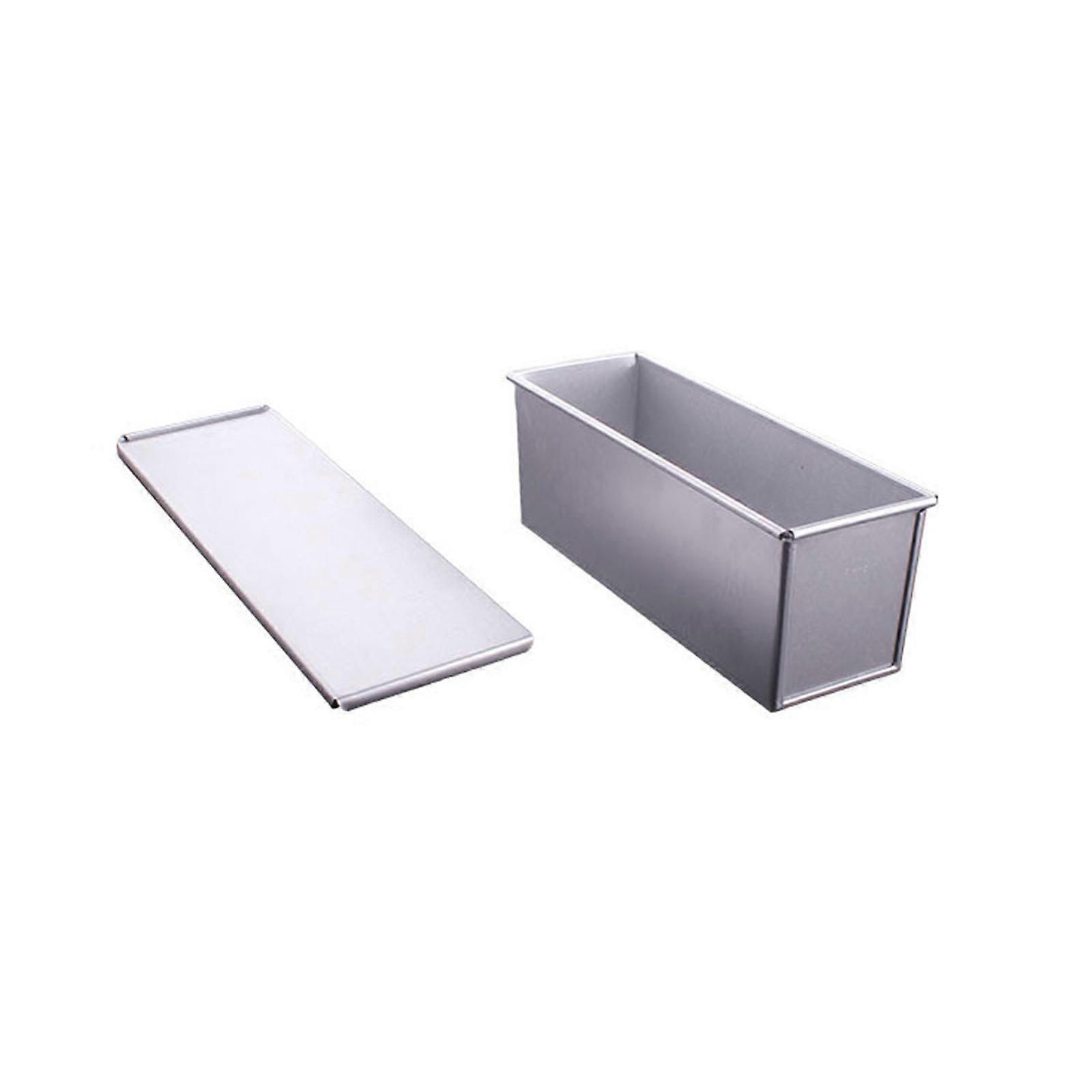 Non-stick Toast Box with Lid Thickened Rectangular Toast Bread Mold Oven Household Aluminum Alloy Baking Mold for Baking