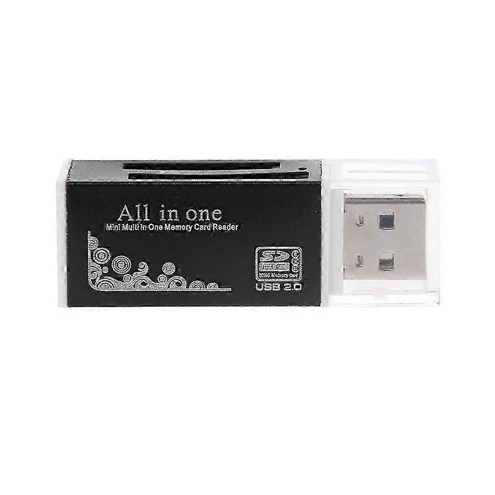 Fast Speed USB 2.0 Multi Memory Card Reader for SD/SDHC MMC TF MS M2