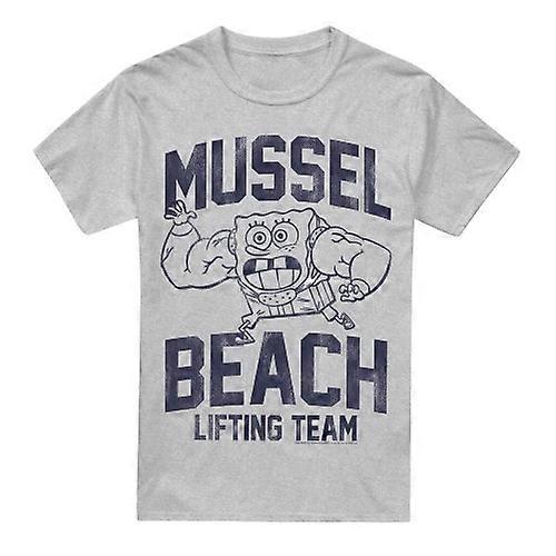 SpongeBob SquarePants Mens Mussel Beach T-Shirt