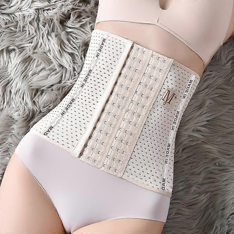 Women Waist Cinchers Ladies Corset Shaper Band Body Building Front Buckle Three Breasted Shaper