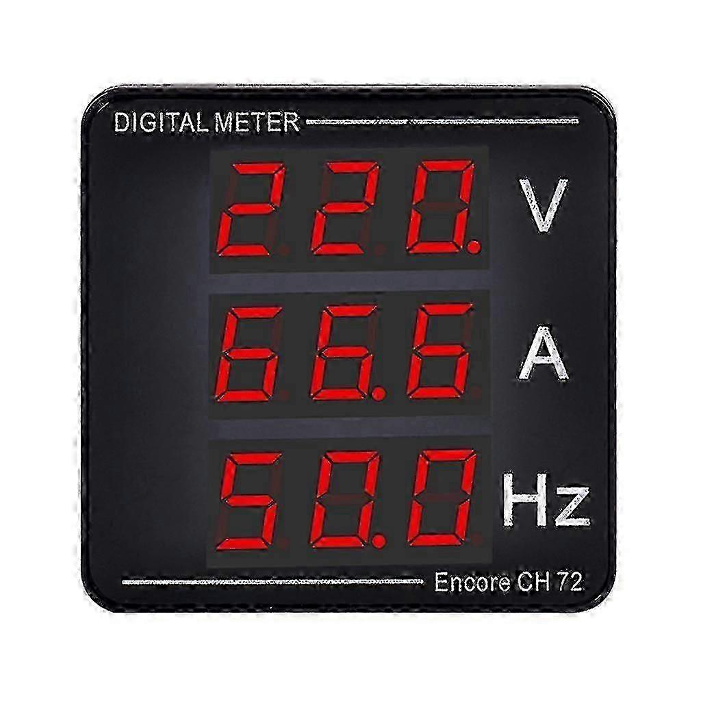 Digital Voltage Current Frequency Meter Panel Voltmeter Ammeter Led Display
