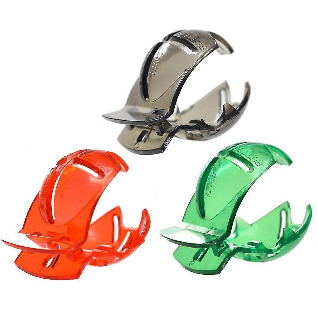 Reusable Transparent Golf Ball Alignment Tool Marker  3PCS Set, Golf Ball Drawing Guide with Portable Design