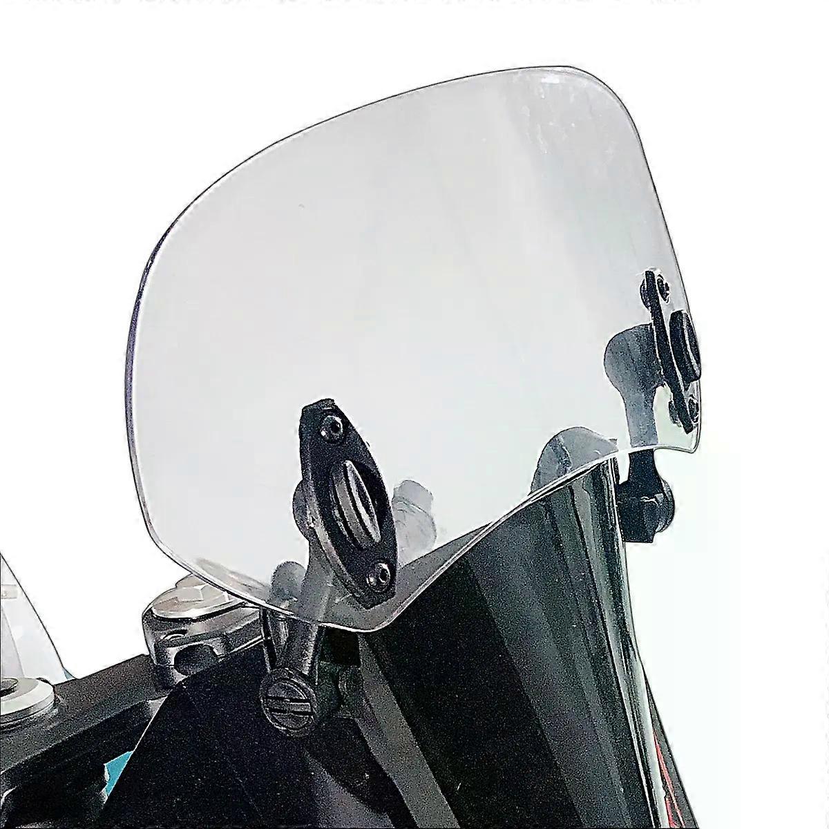 Universal Motorcycle Risen Adjustable Clear Wind Screen Extension Windshield Spoiler Air Deflector compatible for   \nSUZUKI MAXP