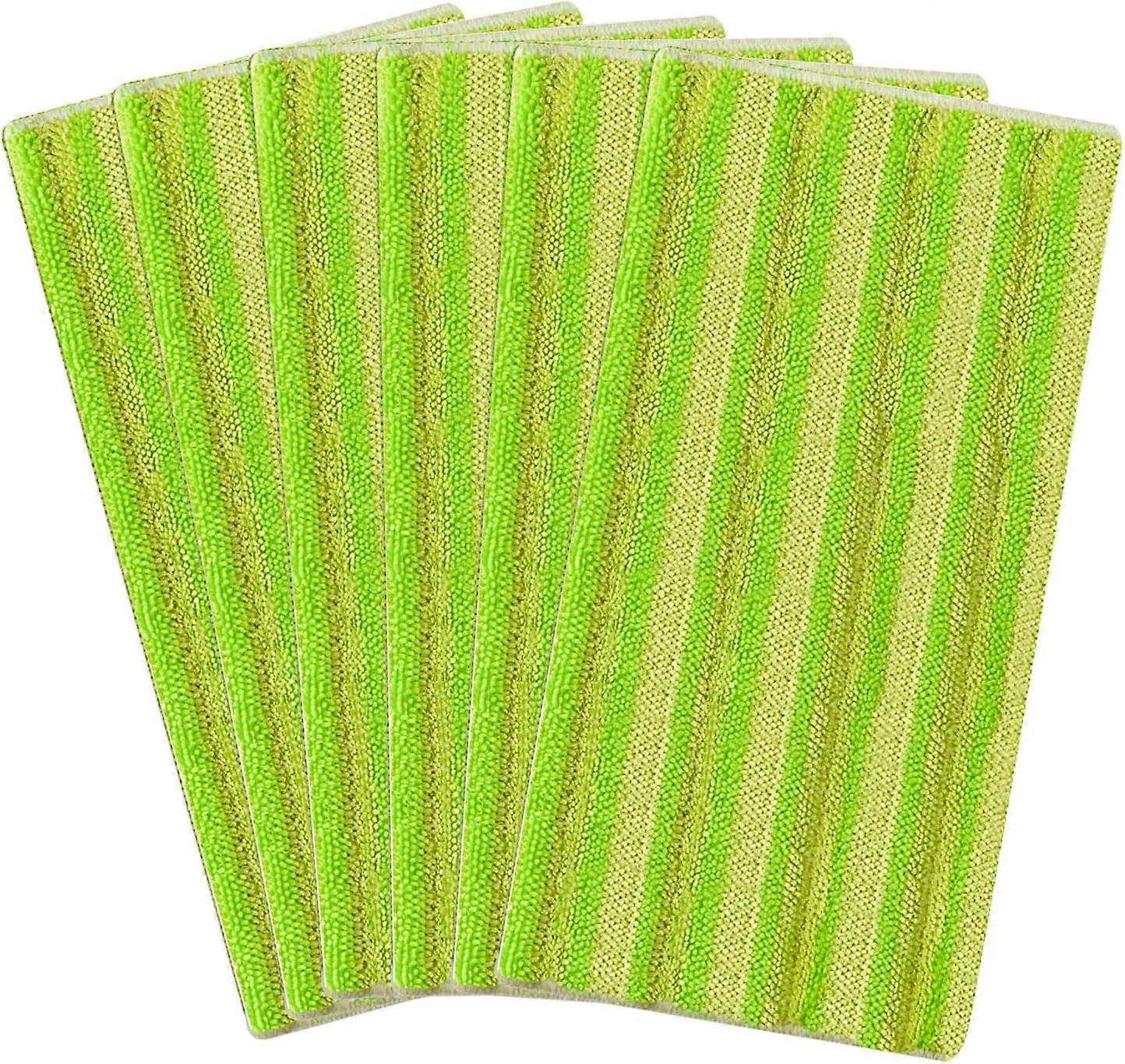 Microfiber Wet & Dry Floor Cleaning Pads, Updated Cationic Material for Efficient Clean Power, Reusable Mop Pads for Swiffer WetJet & Other Spray