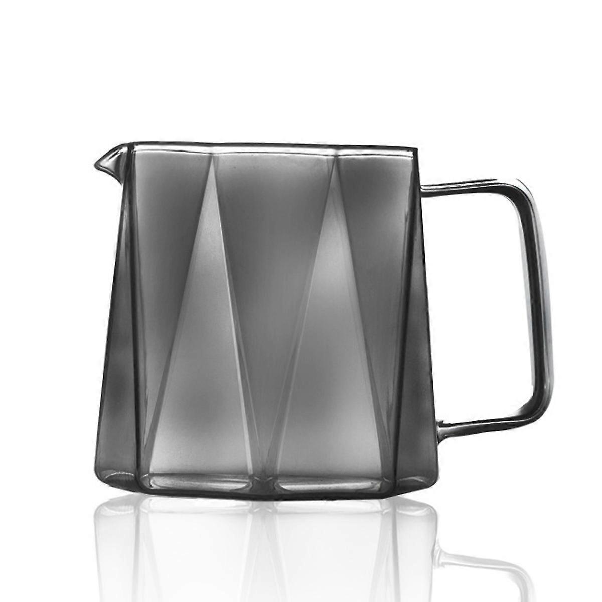 Pichet en verre Élégant en forme de crémier en verre Pichet à thé en verre Pichet de crème de lait de café