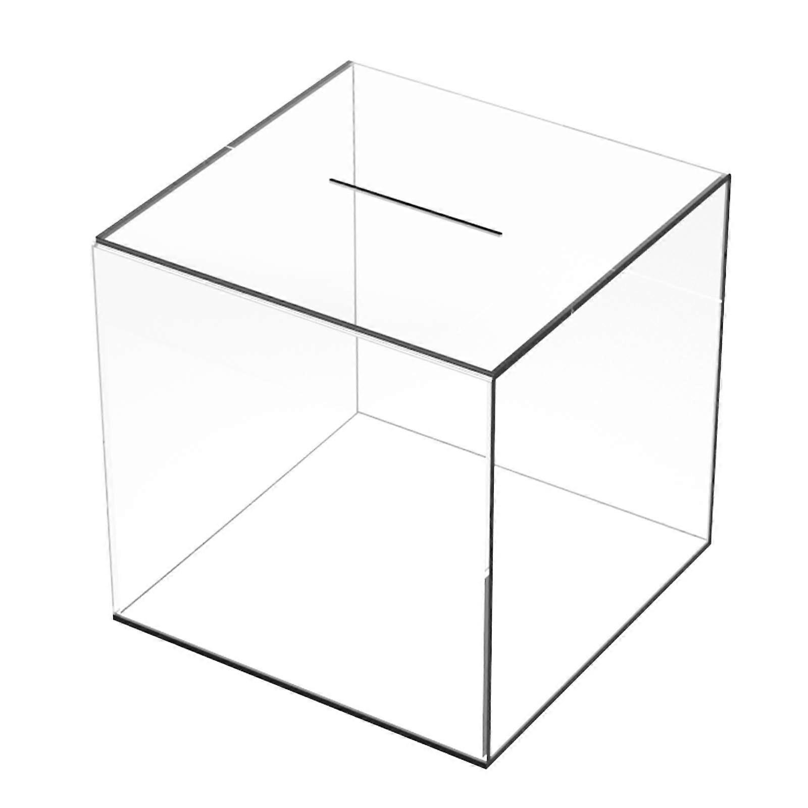 1PC Clear Bank For Adults Money Tip Change Box To Help Budget And Save Unopenable Savings Coin Money Bank Jar Box For Adults Practical