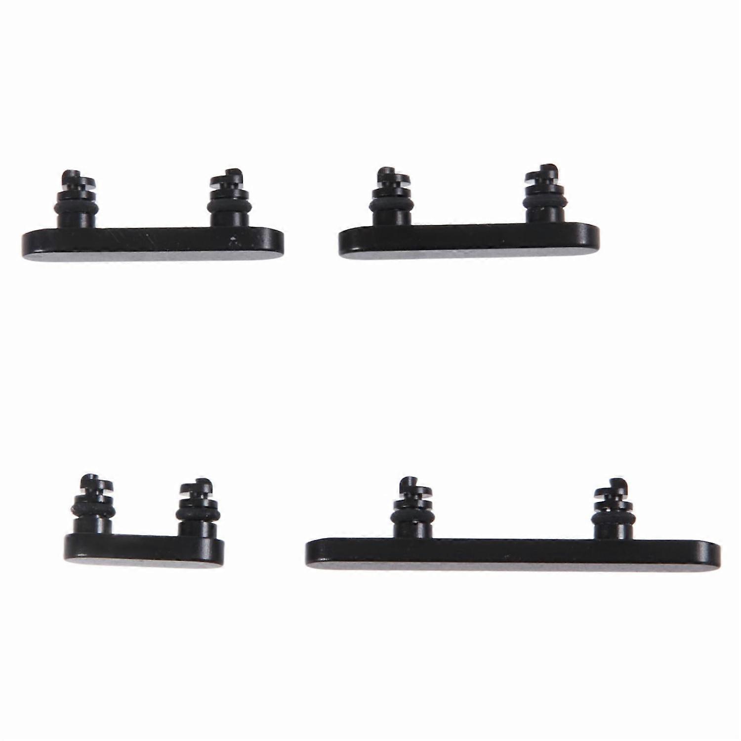 For iPhone 16 Plus OEM Side Buttons Set (Mute+Power+Volume Buttons) (without Logo)-Black