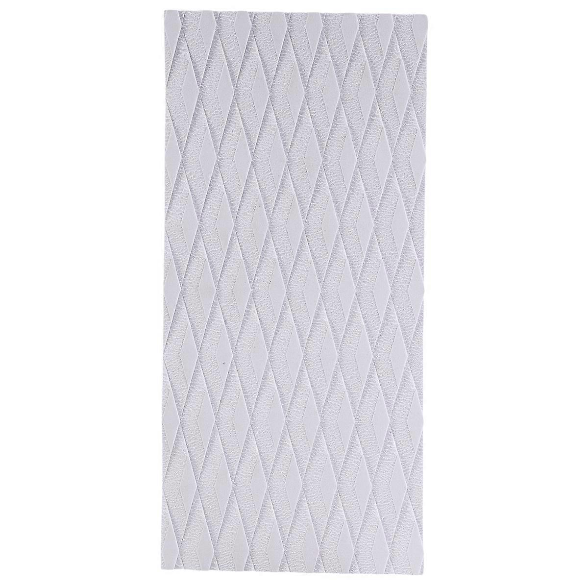 Surfboard Deck Traction Board Eva Anti-Skid Pad Adhesive Anti-Skid Deck Pad for Boat Deck,Kayaking,Surfboard,Vertical Paddle Board,Skimboards - White