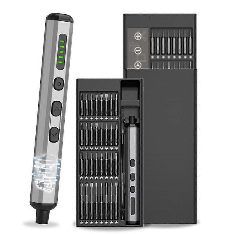 Home Electrical Screwdriver Set Portable Rechargeable Small Motorized Drivers 68 In 1