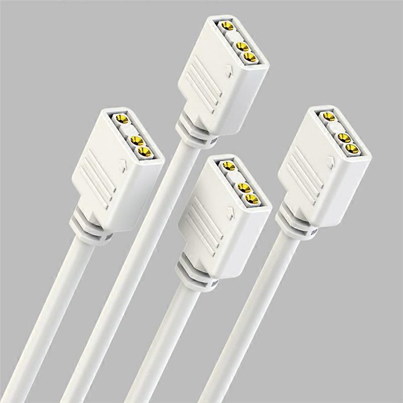 5V 3-Pin Extension Cable for Computer 1 Point 4 Hub Splitter, White