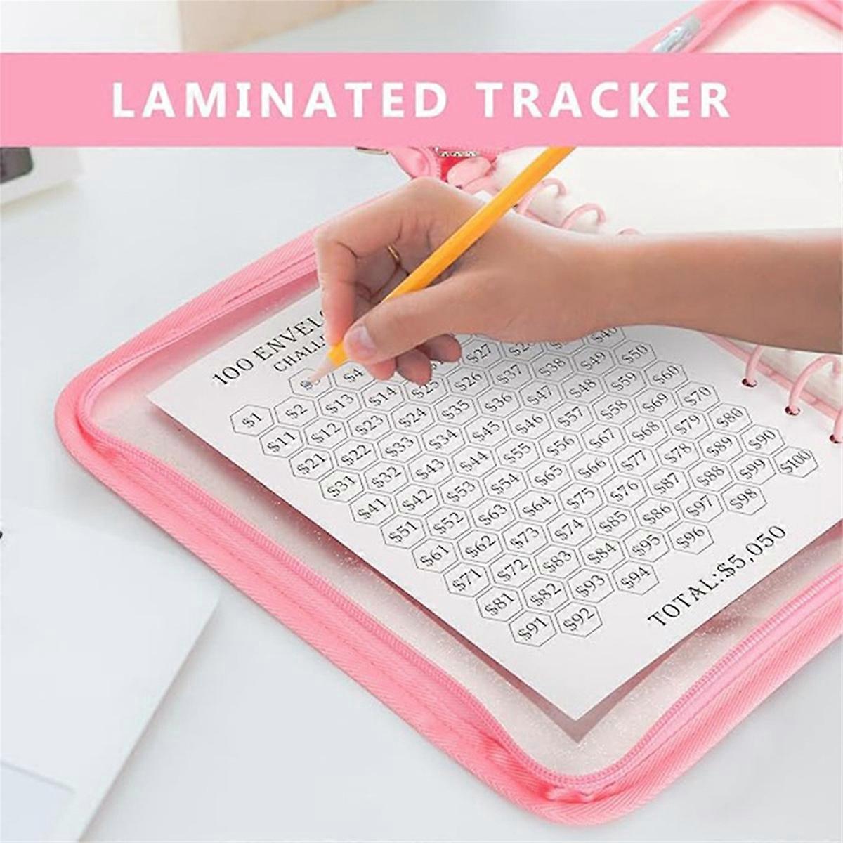 100 Envelope Challenge Binder Savings Binder for Save 5050