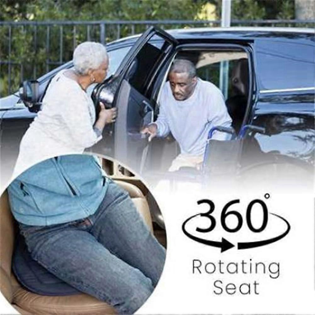 360° Rotating Seat Cushion,15.7in Seat Cushion Grey