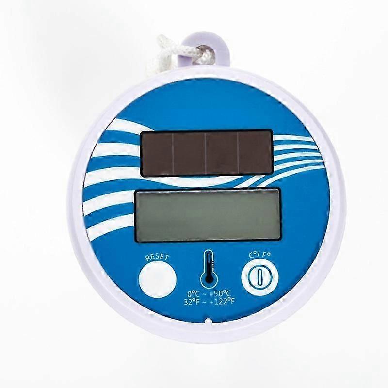 Floating Solar Pool Thermometer - Easy to Read Unbreakable Solar Digital Thermometer - For All Swimming Pools, Spas, Hot Tubs and Ponds
