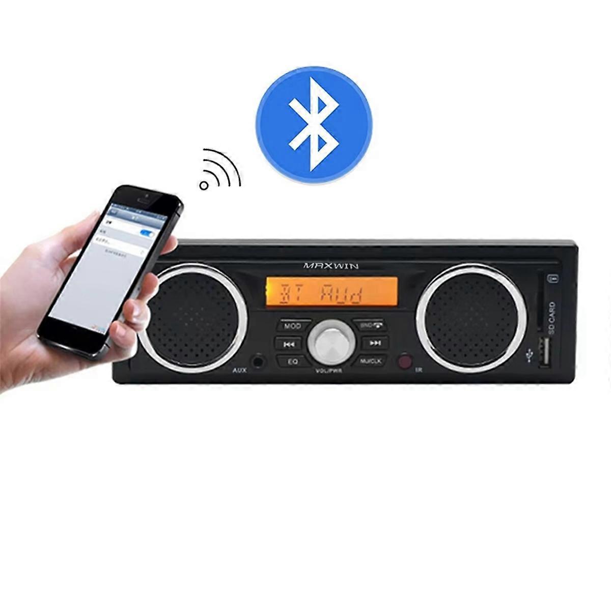 1 Din Car Radio MP3 Bluetooth Hands-Free Call Car Stereo