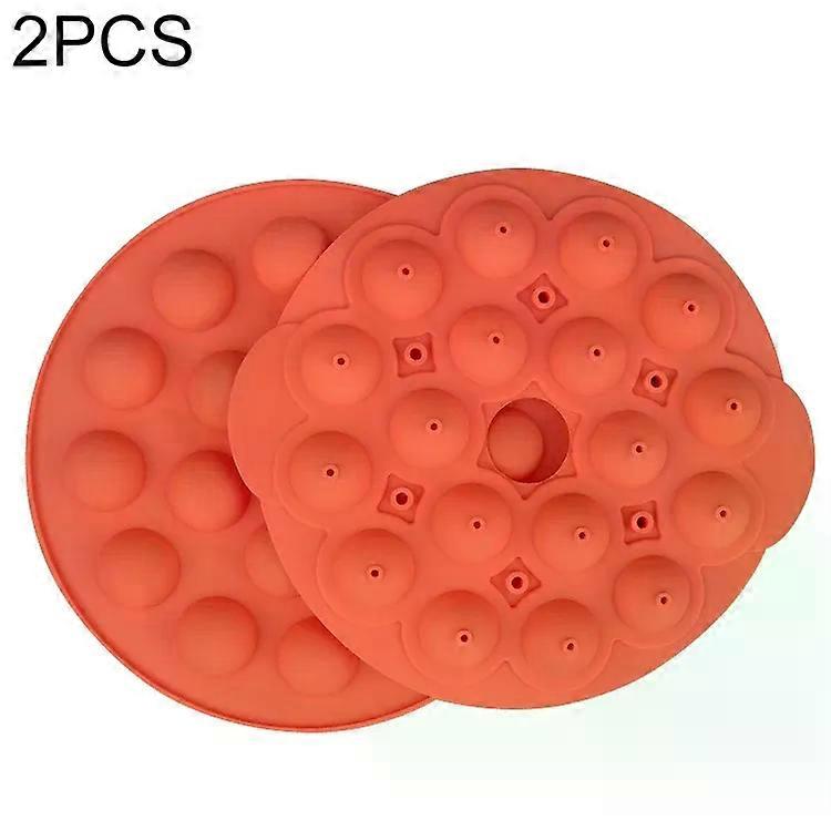 Silicone Starry Sky Lollipop Mold-2 PCS 18 Grid Baking Tools,Random Color