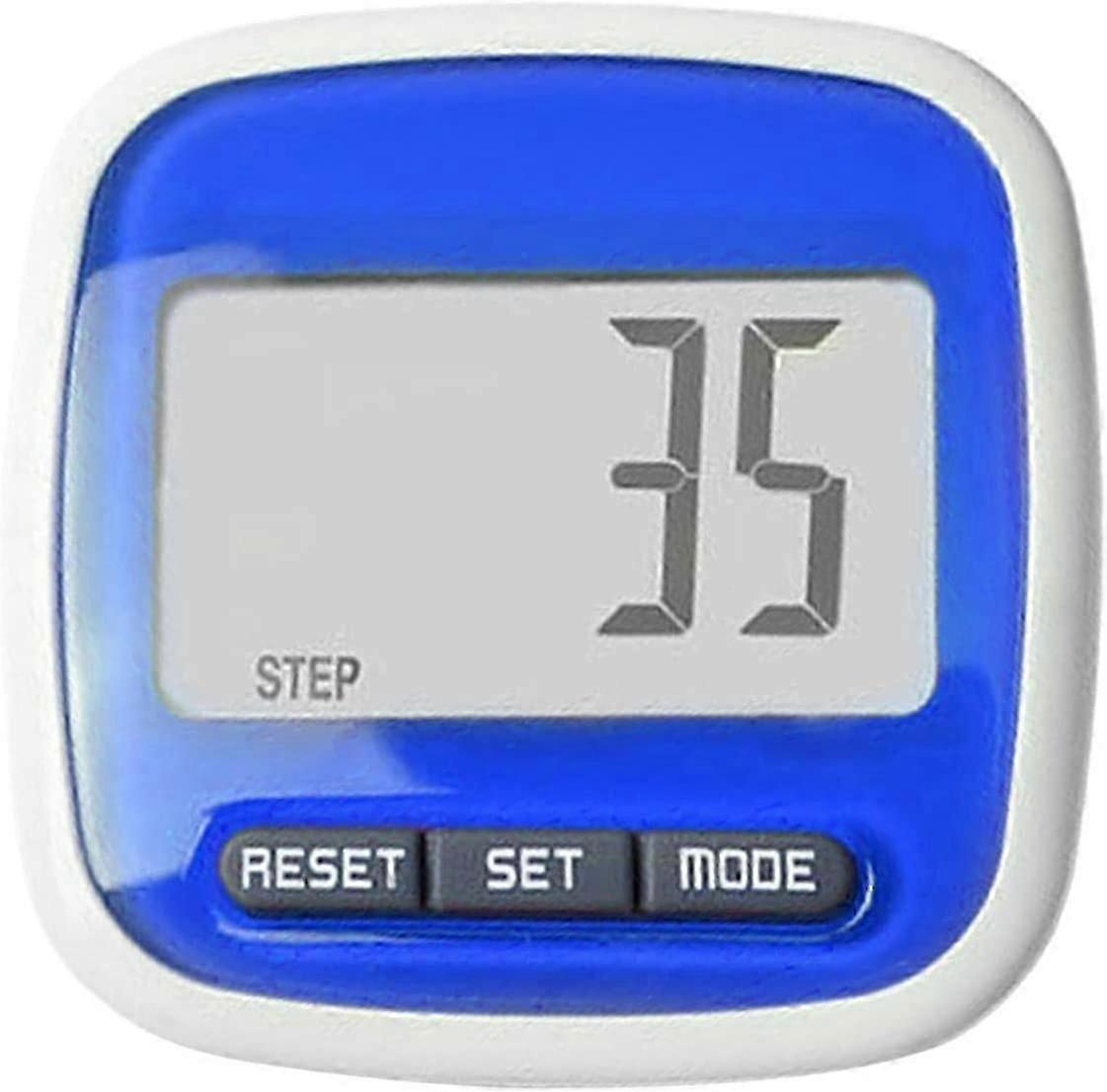 3D Tri-Axis Pedometer - Simple Step Counter with Large Dispaly & Clip Accurate Step Counter Easy Pedometer for Walking
