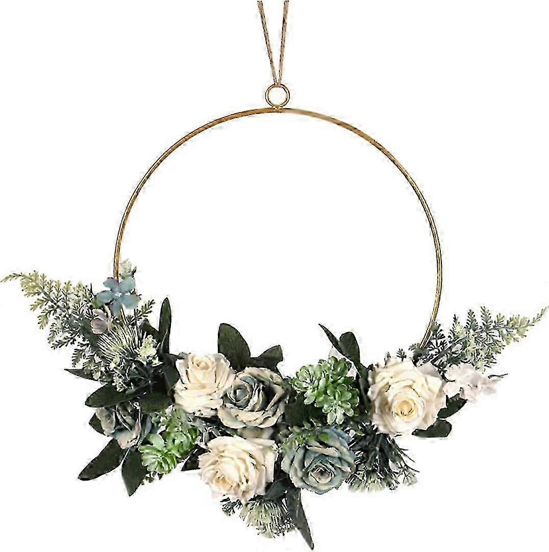 家の装飾壁掛けバラシミュレーション錬鉄リース(B、セクション)