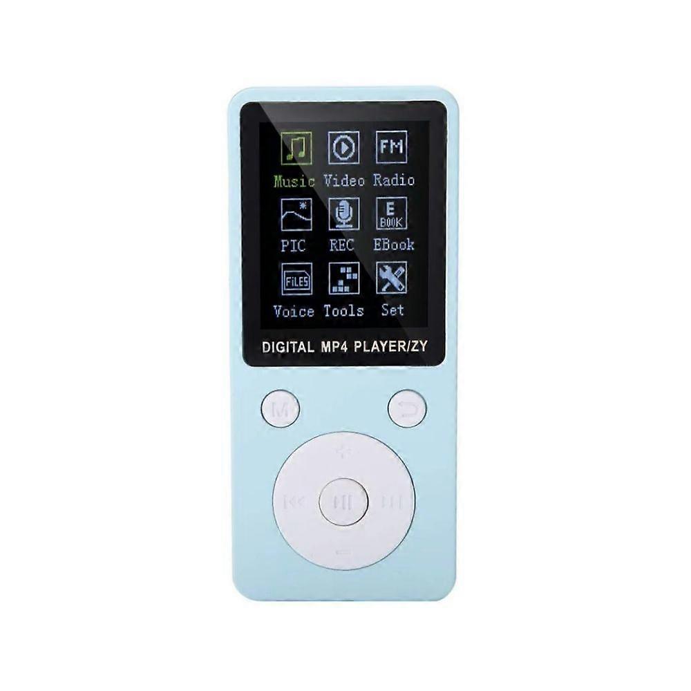 MP4 player - blue (round button) - insert MP4 card
