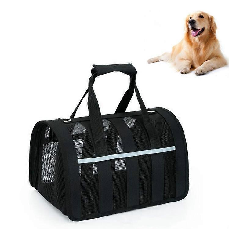 Foldable Mesh Breathable Pets Go Out Portable Diagonal Carrying Bag L