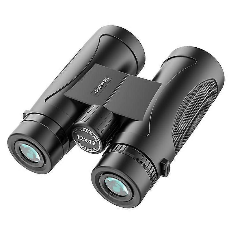 12x42 HD Binoculars for Adults Bird Watching Professional Binoculars with Large Field of View - High Magnification Binoculars for Hiking Hunting