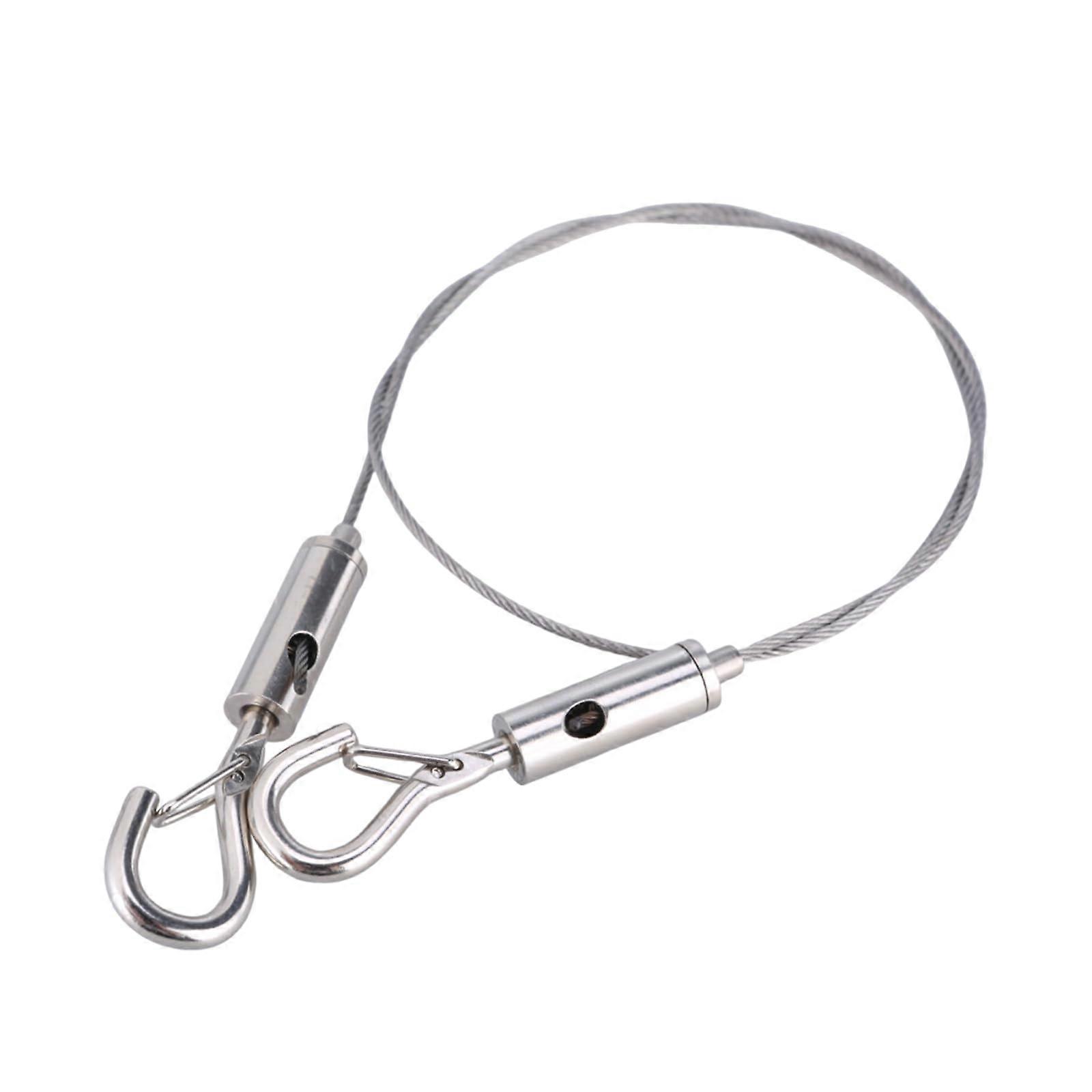 Cable Puller Adjustable Wire Rope, Stainless Steel Cable System, Easy to Install, Wire Rope Hanger for Secure Clothesline and Hang Pictures(0.5M)