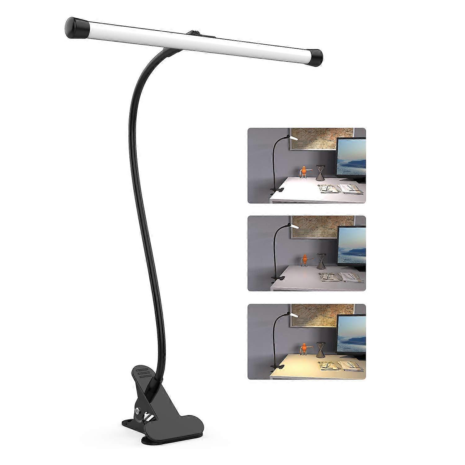 Youkoyı Handcuffed LED Table Lamp with Flexible Goose Neck Arm, 10 Brightness Levels, 3 Color Modes for Drawing
