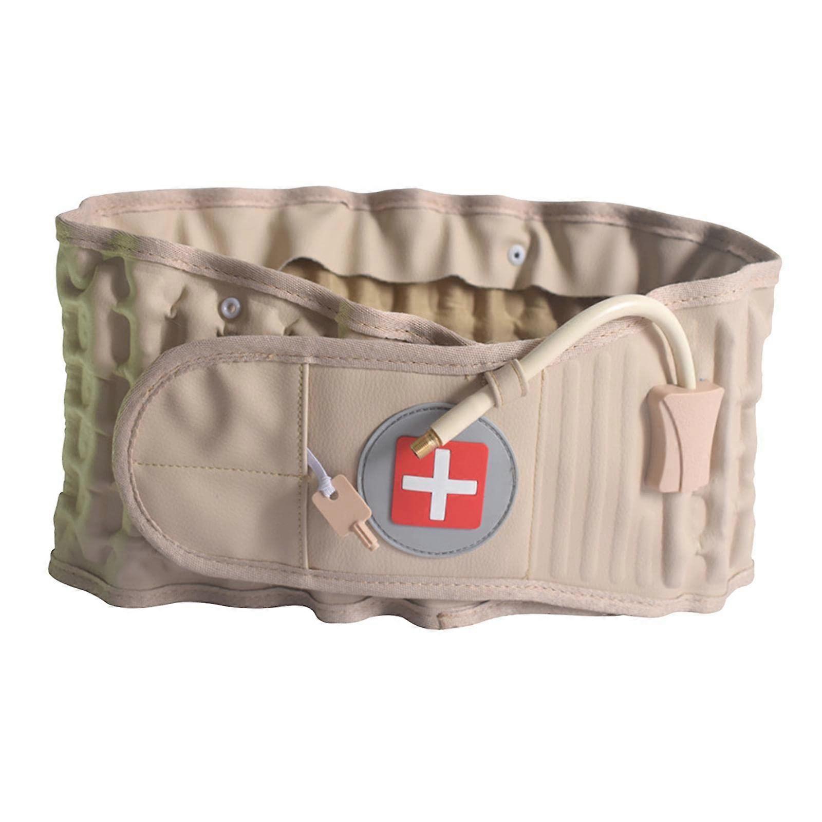 Support Belt for Lifting with Inflatable Features, Khaki Size XL