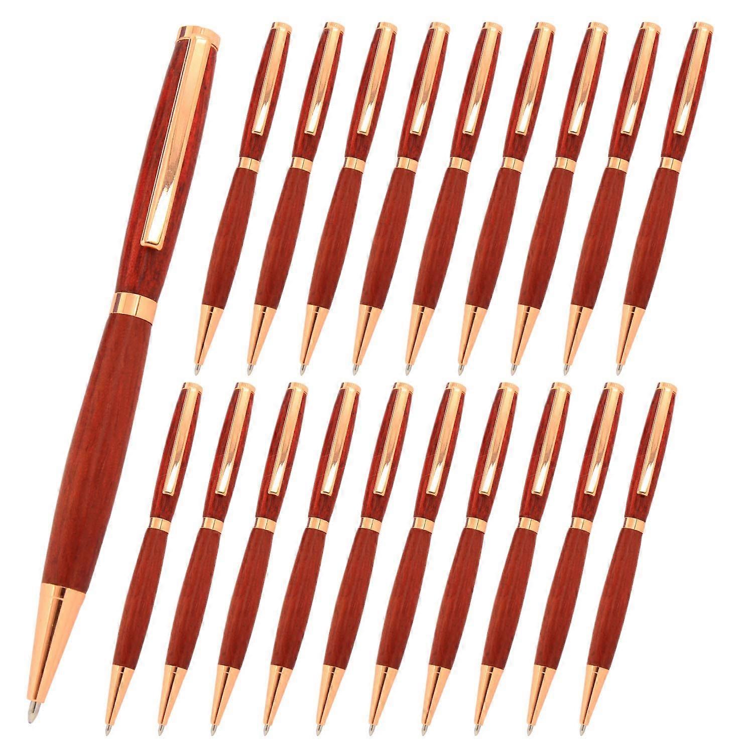 Slimline Pen Kit - Copper Finish, 20 Pack, Lightweight Design, Ideal for Crafts and DIY Projects