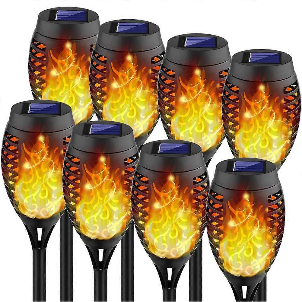 Founding Sun Lights Outside, 8 Package Flame Titling with Sun Torch Light, Sun Garden Light