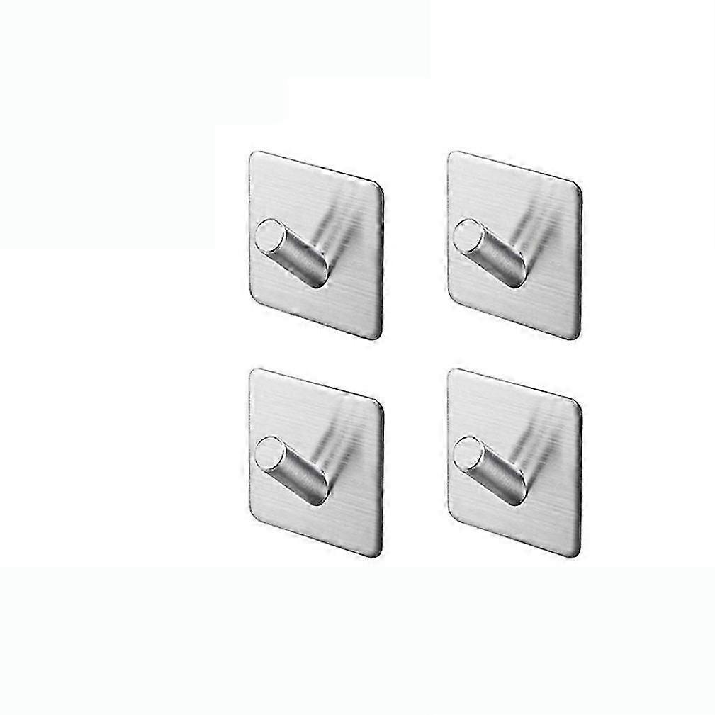 Wall Mounted Clothes Hooks No Drill Hangers for Coats & Hats