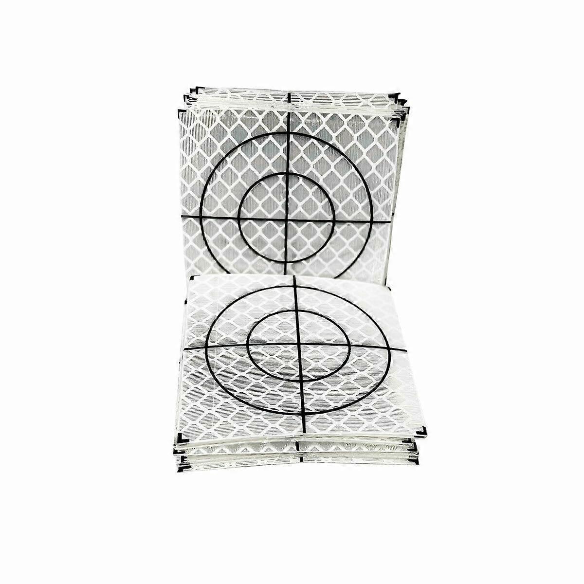 100PCS Reflector Sheet 50X50MM Reflective Target Tape Total Station (1.97X1.97')