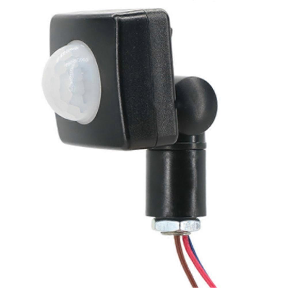 220V Mini Infrarød Sensor til Menneskekroppen Infrarød Kropssensor Sort