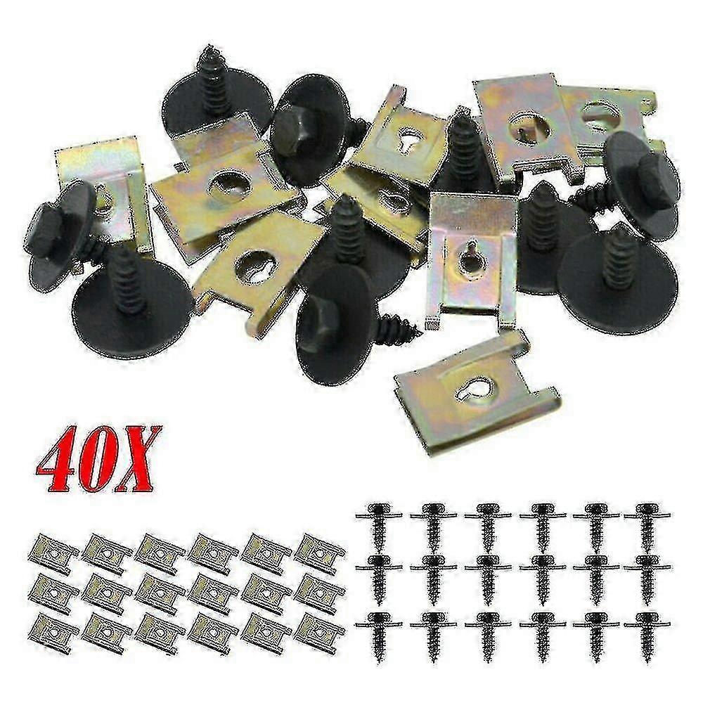 Undertray Clips For Bmw 1/3/5/6 Under Engine Shield Guard Clips Bolts Screws Kit