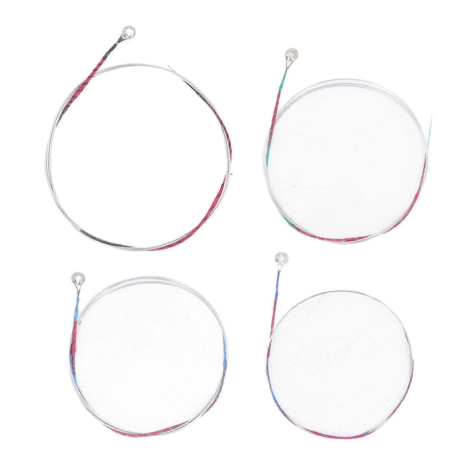 4PCS Set Violin Set Chrome Steel Nylon Universal Violin String Replacement for Student and Beginner