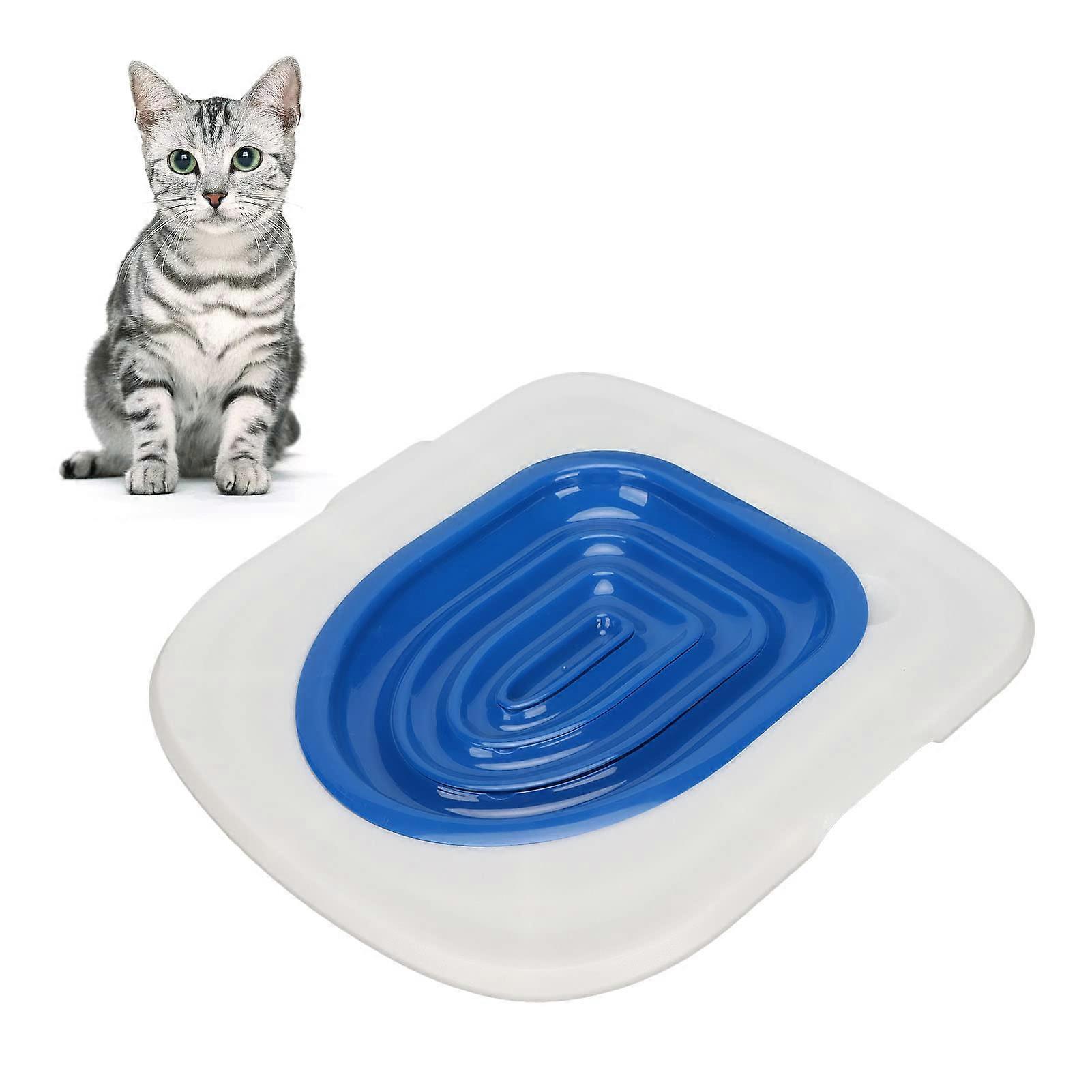 Cat Toilet Training System with Universal Reusable Trainer, Easy to Clean, Fits Standard Litter Boxes, Beginner-Friendly