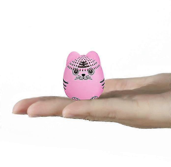 Mini Animal Bluetooth Speakers Portable Wireless For Desktop Computer Mobile Phone, Great Powerful Sounds, Remote Selfies & Answer(pink Tiger)