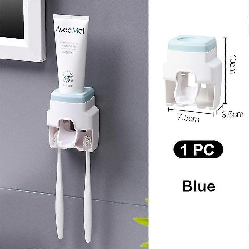 New Nordic Plain Color Multifunctional Toothpaste Stand Perforation-Free Wall Hanging Automatic Toothpaste Squeezer Hanging Rack
